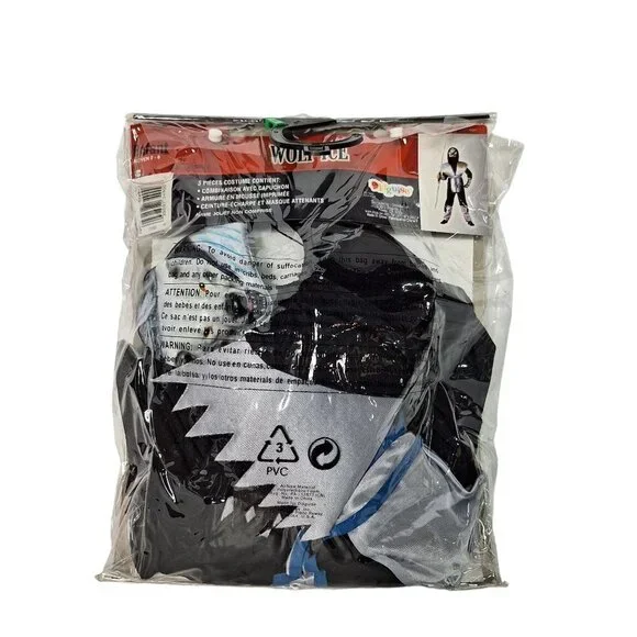 Disguise Ice Wolf Halloween Costume Boys Size Medium 7 8 - Picture 2 of 2